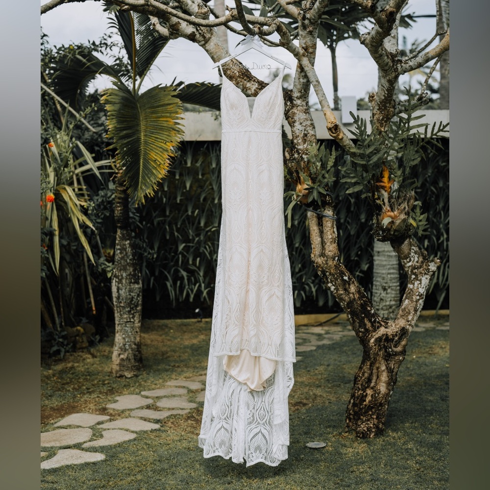 NWT Lace Boho Mermaid Wedding Dress